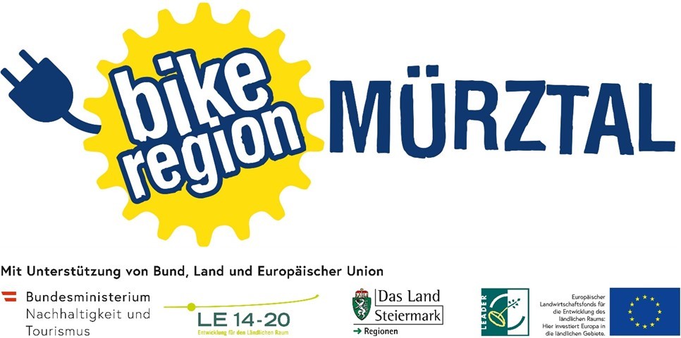 E Bike Region Mürztal - mit Unterstützung von Bund, Land und Europäischer Union